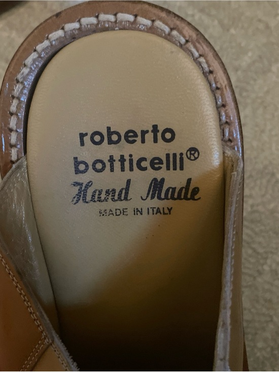 Vintage Hand Made Roberto Botticelli Sandals Made In Italy Size 42
